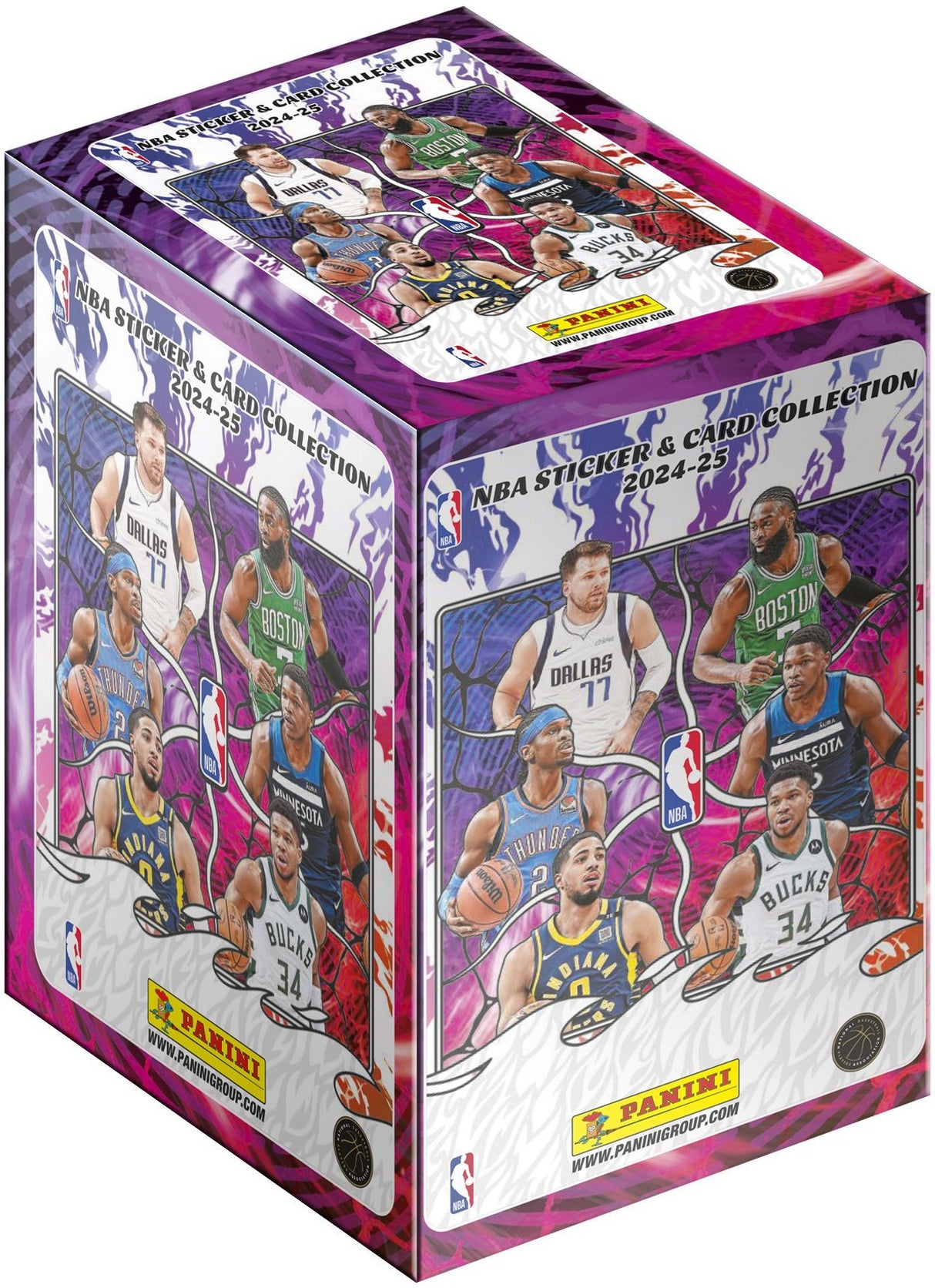 Boîte - PANINI - Basket NBA US 2024/25 - 50 pochettes de 5 stickers