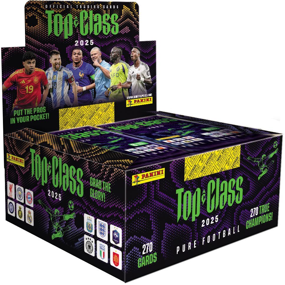 Boîte - PANINI - FIFA TOP CLASS 2025 TC - 24 pochettes - 192 cartes
