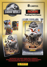 Pack de démarrage - PANINI - JURASSIC WORLD 4 TCG - Album + 2 pochettes - 16 cartes - Carte Edition limitée N°1