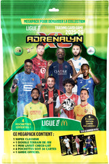 Pack de démarrage - PANINI - TCG ADRENALYN LIGUE 1 Mc Donald's 2025/26 - Album + 4 pochettes - 24 cartes