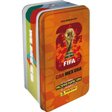Boîte métal - PANINI - COUPE DU MONDE DE LA FIFA 26TM TCG - 8 pochettes - 64 cartes