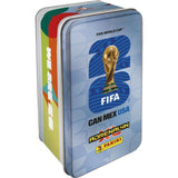 Boîte métal - PANINI - COUPE DU MONDE DE LA FIFA 26TM TCG - 8 pochettes - 64 cartes