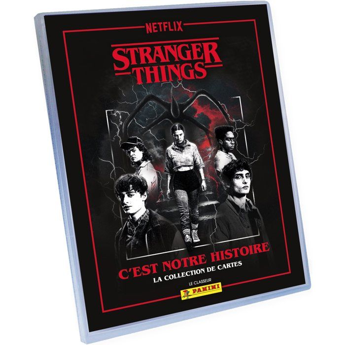 Starter pack - PANINI - Stranger Things - Classeur - 3 pochettes - 1 carte édition limitée