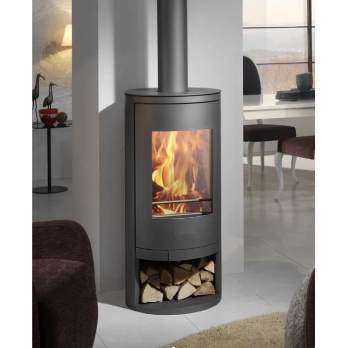 Poele a bois - PANADERO - Auckland Ecodesign - 7,4 kw - Bûches 50 cm