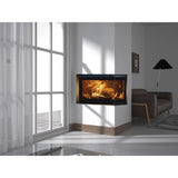Foyer a bois - PANADERO - Hogar angle a droite Ecodesign - 5,9 kw - B˚ches 50 cm