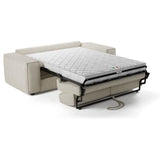 Canapé convertible express en velours côtelé - matelas 14cm - PAOLA - 210 x 100 x 87 cm