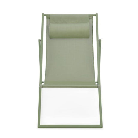 Chilienne PAROS - Structure en acier - L 63 x P 104 x H 97 cm - Vert kaki