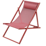 Chilienne PAROS - Structure en acier - L 63 x P 104 x H 85 cm - Terracotta