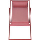 Chilienne PAROS - Structure en acier - L 63 x P 104 x H 85 cm - Terracotta