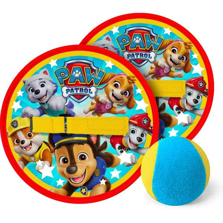 Jeu de lance-attrape balle - PAT'PATROUILLE - 2 raquettes Scratch