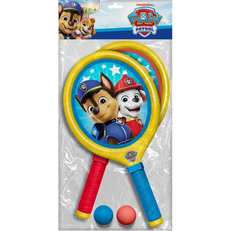 Set de raquettes et balles souples - PAT'PATROUILLE - Des 3 ans