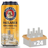 Biere Paulaner Münchner Hell Munich Lager - Canettes 24 x 50 cl - 4,9°