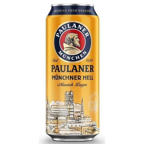 Biere Paulaner Münchner Hell Munich Lager - Canettes 24 x 50 cl - 4,9°