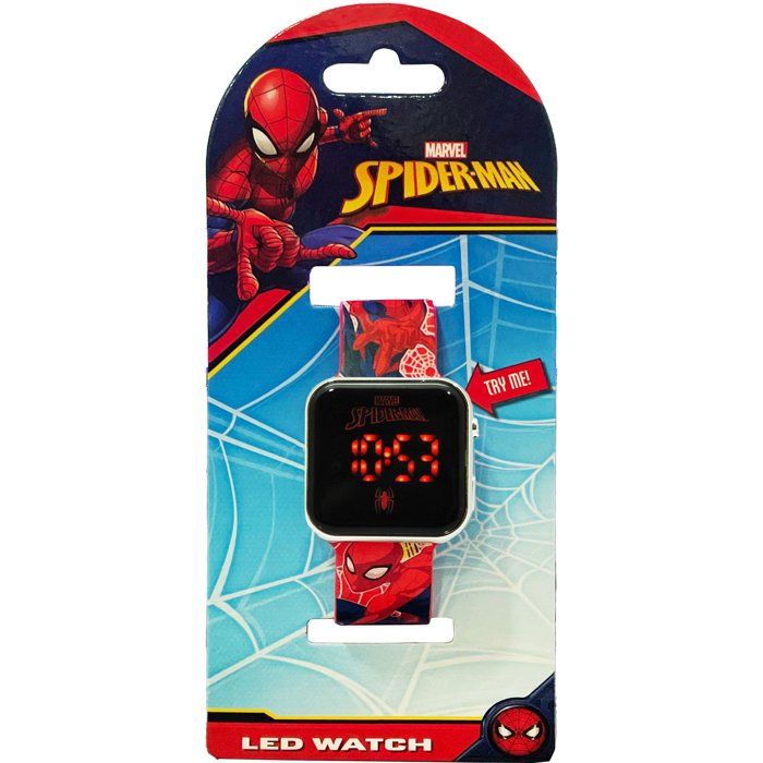Montre LED - KIDS LICENSING - SPD4800 - Affichage heure et date - Changement de fond d'écran - Couleur bleue