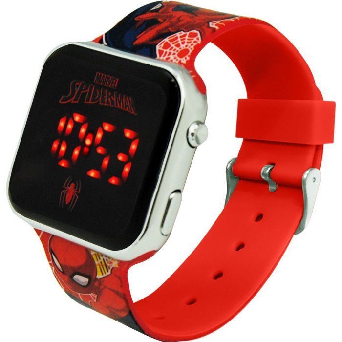 Montre LED - KIDS LICENSING - SPD4800 - Affichage heure et date - Changement de fond d'écran - Couleur bleue