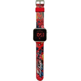 Montre LED - KIDS LICENSING - SPD4800 - Affichage heure et date - Changement de fond d'écran - Couleur bleue
