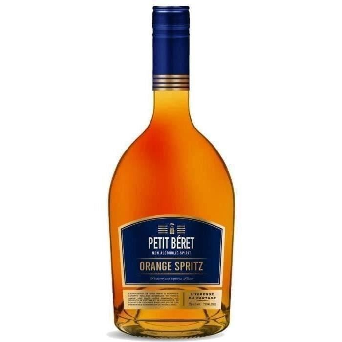 Petit Béret - Orange Spritz - Liqueur d'orange sans alcool - 75 cl