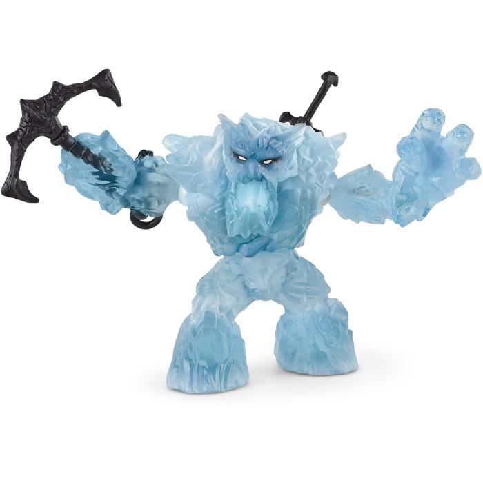 Monstre de Glace Mythique - Monstre avec Arme, Figurine d'Action schlecih Tres Durable, Pour Garçons et Filles des 7 ans - schleich