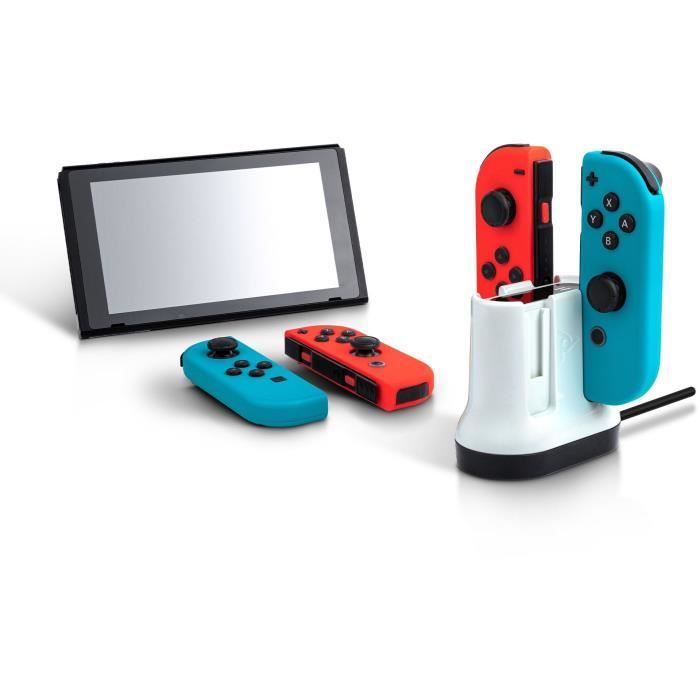 Sation de charge pour 4 Joy-Con Switch - PDP - Blanc