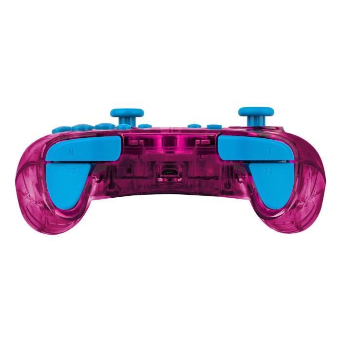 Manette de jeu - Nintendo Switch - Peach Rock candy - Filaire - PDP - Rose