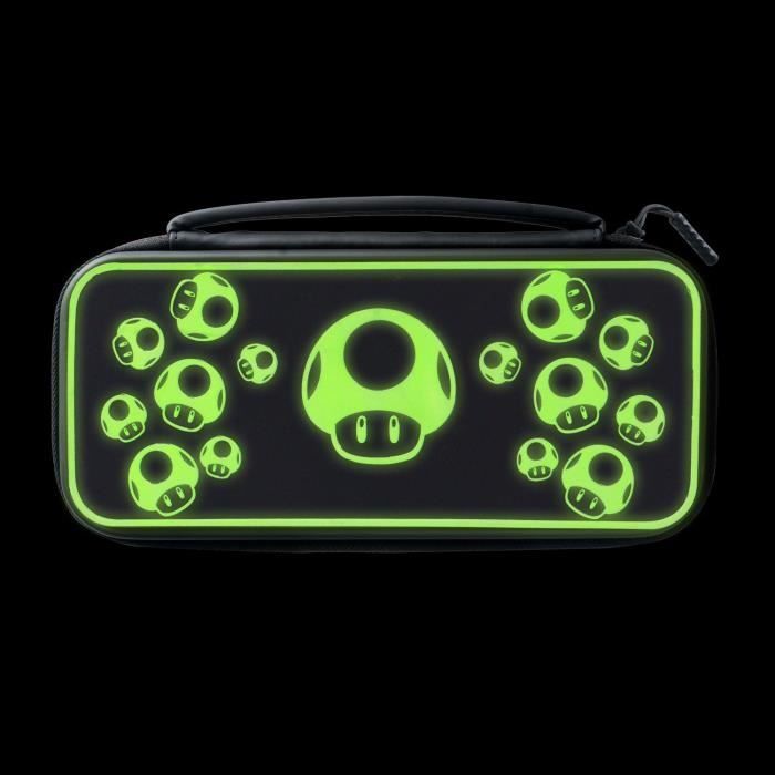 Sacoche de transport - PDP - 1 UP Glow In The Dark - Nintendo Switch - Noir