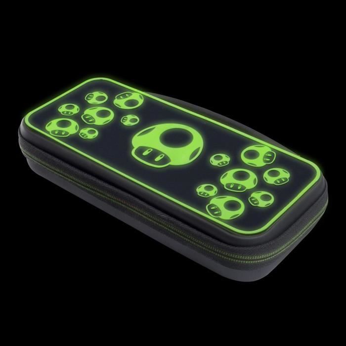 Sacoche de transport - PDP - 1 UP Glow In The Dark - Nintendo Switch - Noir
