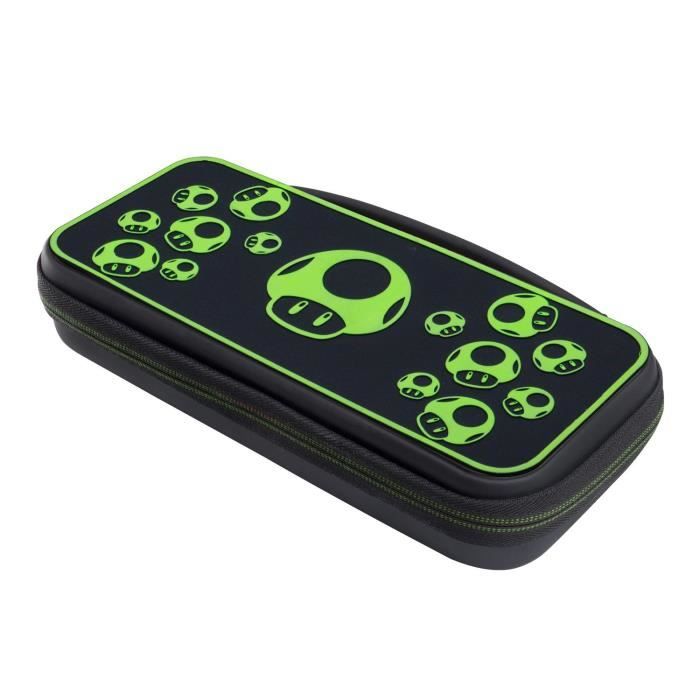 Sacoche de transport - PDP - 1 UP Glow In The Dark - Nintendo Switch - Noir