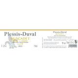 Plessis-Duval Muscadet Sevre et Maine sur Lie - Vin blanc de Loire 2023