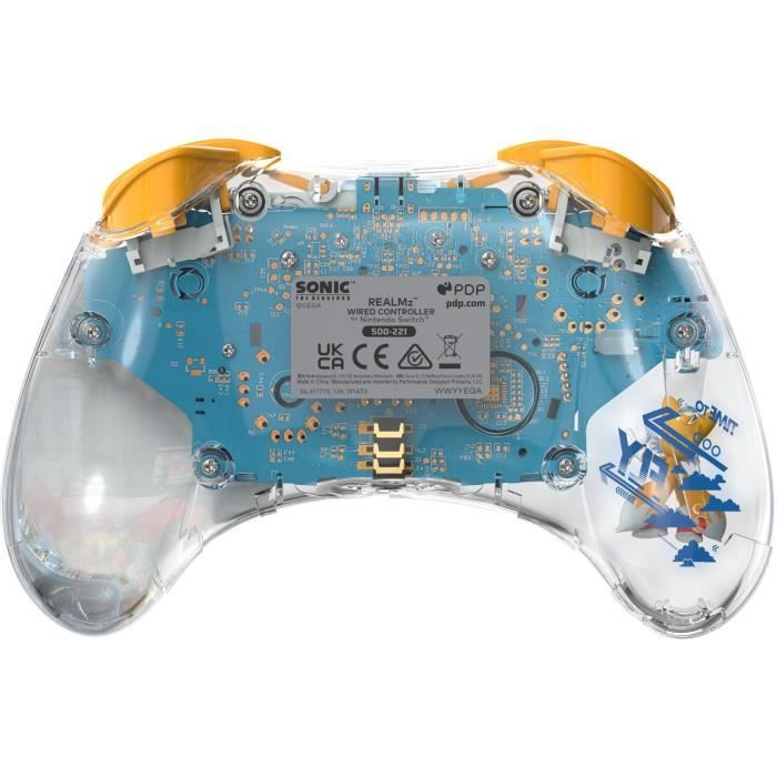 Manette filaire pour Nintendo Switch™ - PDP - Realmz Tails - Éclairage LED