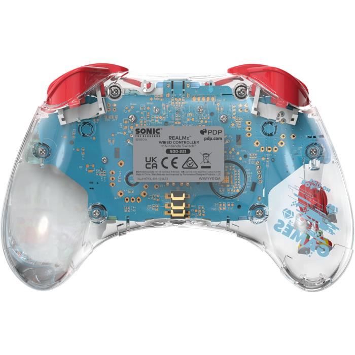 Manette filaire pour Nintendo Switch™ - PDP - Realmz Knuckles - Éclairage LED