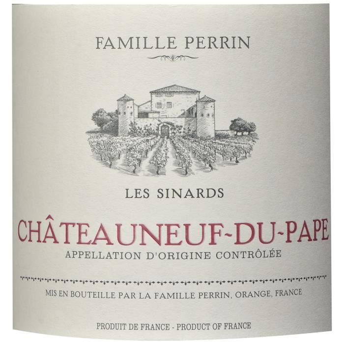 Famille Perrin Les Sinards 2023 Châteauneuf du Pape - Vin rouge de la Vallée du Rhône