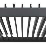 Pergola bioclimatique - GAYA - Structure en aluminium et en acier - Gris - 3 x 3 m