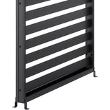 Persienne aluminium pour pergola - GAYA - Compatible PERGOLAGAYA - Gris - 229 x 93 cm