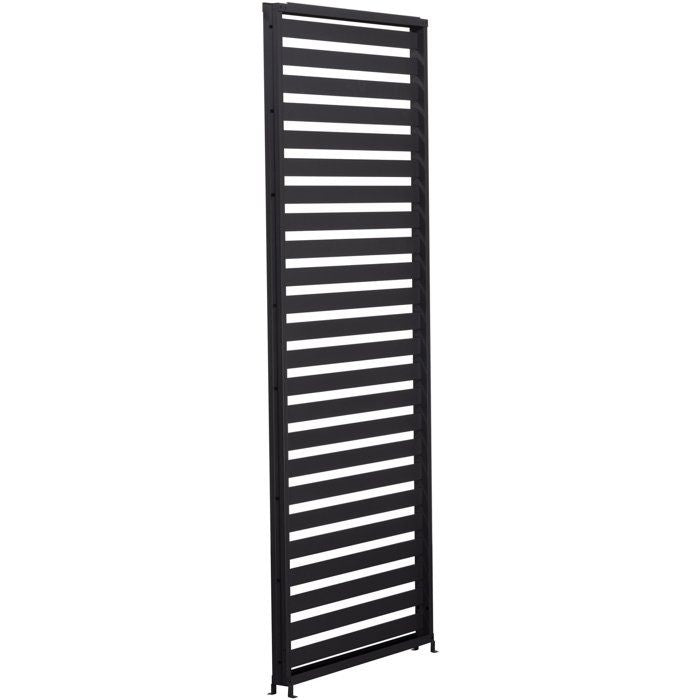 Persienne pour pergola - Aluminium - Gris - 229 x 93 cm