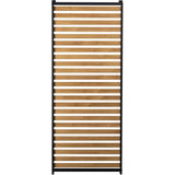 Persienne pour pergola - Aluminium - Gris et naturel - 229 x 93 cm