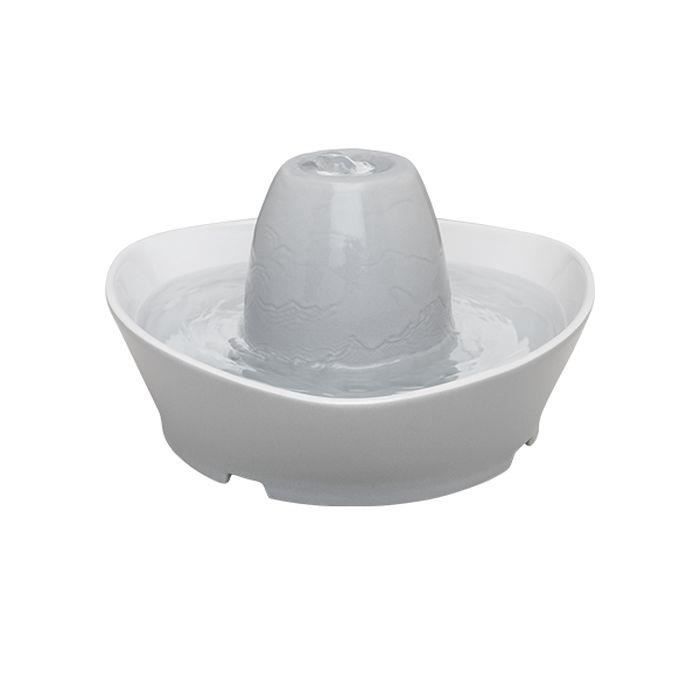 PetSafe - Fontaine en Céramique StreamSide pour Animaux de Compagnie 1,8 L - idéal pour chat et petit chien,Silencieuse, eau