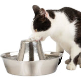 Fontaine pour Animaux - PETSAFE - SEASIDE - Inoxydable - 1,8 L - Silencieuse - Eau filtrée