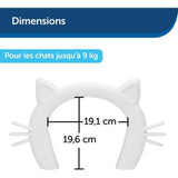 Passage pour chat - PETSAFE - CAT CORRIDOR - Blanc