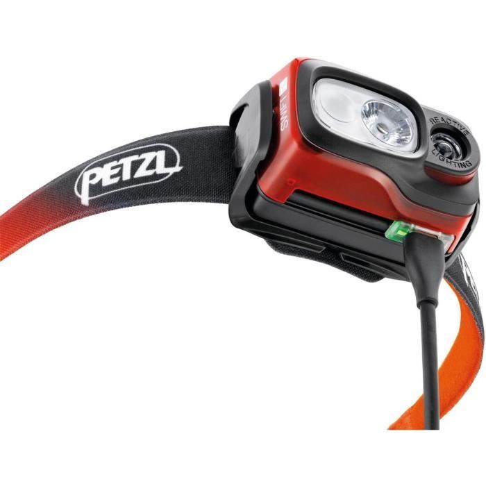 Lampe frontale multisport - PETZL - SWIFT RL - 1100 lumens - Rechargeable USB - Bandeau réfléchissant