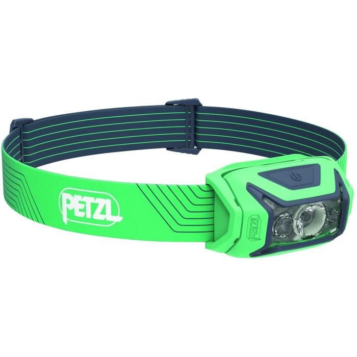 Lampe frontale - PETZL - ACTIK - 450 lumens - 3 piles AAA incluses - Vert