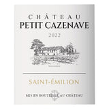 Château Petit Cazenave 2022 Saint-Emilion - Vin rouge de Bordeaux