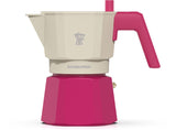 Cafetiere italienne - PEZZETTI - FUTUREXPRESS - Aluminium - 6 tasses - Fuschia