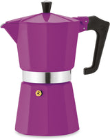 Cafetiere italienne - PEZZETTI - ITALEXPRESS - Aluminium - 6 tasses - Lila