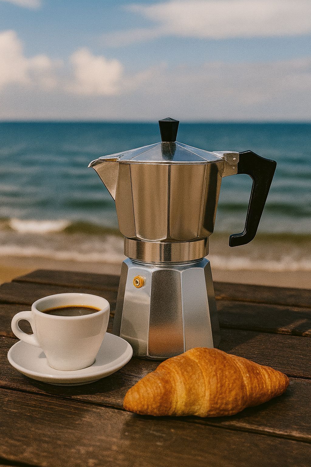 Cafetiere italienne - PEZZETTI - ITALEXPRESS - Aluminium - 6 tasses - Inox