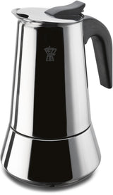 Cafetiere italienne - PEZZETTI - STEELEXPRESS - Acier inoxydable - 10 tasses - Tous feux dont induction - Argent
