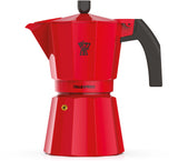 Cafetiere italienne - PEZZETTI - ITALEXPRESS - Aluminium - 6 tasses - Rouge