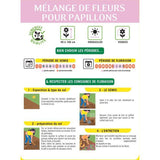 Mélange de fleurs pour papillons - BHS - 230 g - 39 variétés vivaces et annuelles