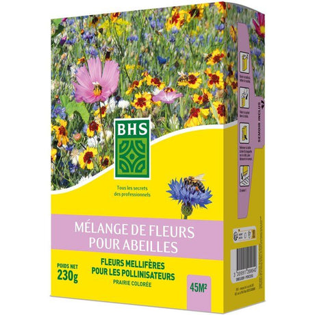 Mélange de fleurs pour abeilles - BHS - 230 g - 26 variétés de fleurs annuelles