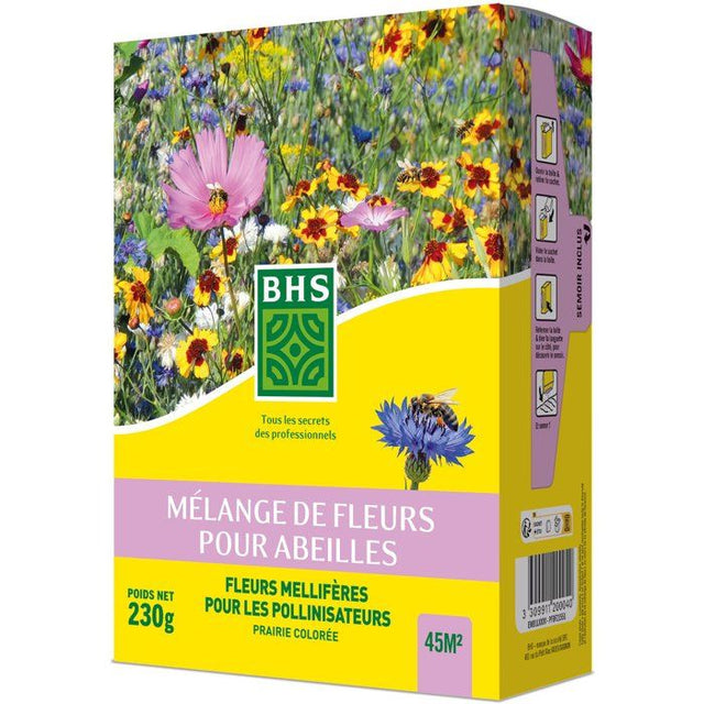 Mélange de fleurs pour abeilles - BHS - 230 g - 26 variétés de fleurs annuelles