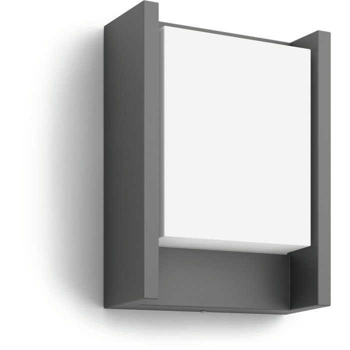 Applique murale - PHILIPS - Arbour - Éclairage extérieur - Lumiere blanche chaude - Large - IP44